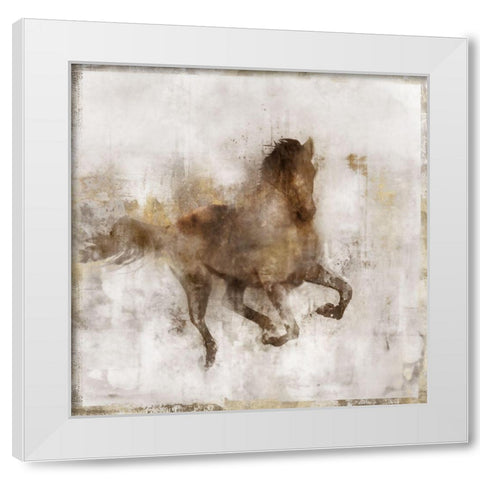 I Found My Way White Modern Wood Framed Art Print by Roko, Ken
