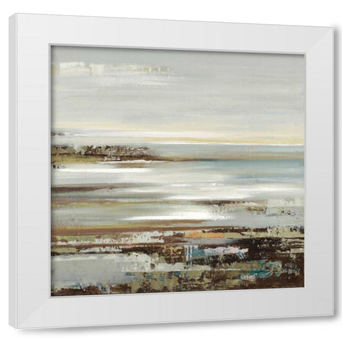 Abyss I White Modern Wood Framed Art Print by Lera