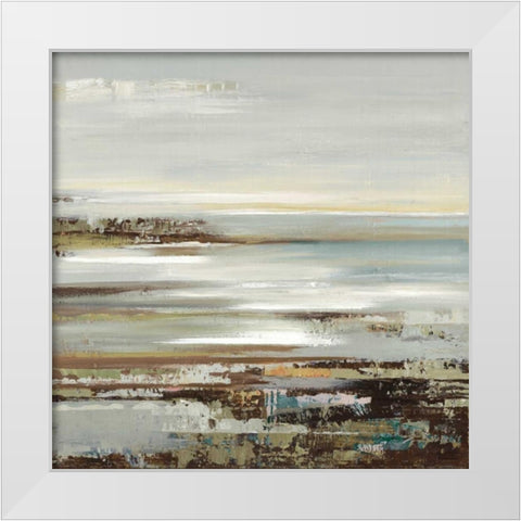 Abyss I White Modern Wood Framed Art Print by Lera