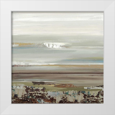 Abyss II White Modern Wood Framed Art Print by Lera