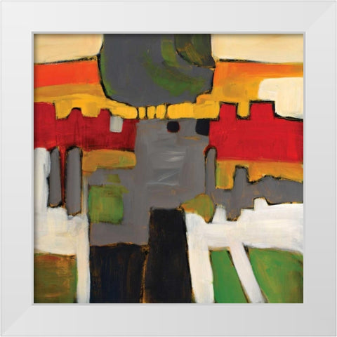 Urban Greys II White Modern Wood Framed Art Print by Pulliam, Mark