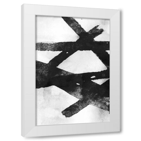 Gestures I White Modern Wood Framed Art Print by PI Galerie