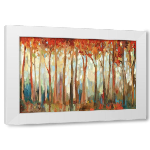 Marble Forest III White Modern Wood Framed Art Print by Pearce, Allison
