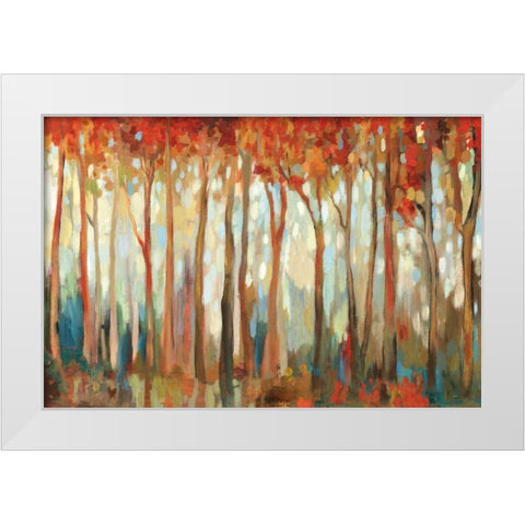 Marble Forest III White Modern Wood Framed Art Print by Pearce, Allison