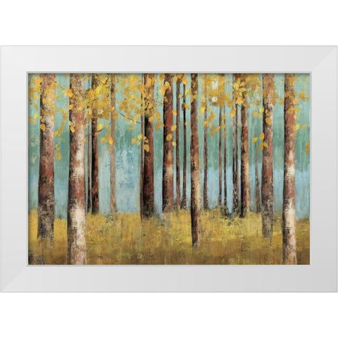 Birch Country White Modern Wood Framed Art Print by Pearce, Allison