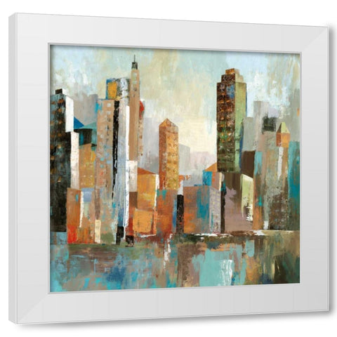 Maple Tree White Modern Wood Framed Art Print by Pearce, Allison