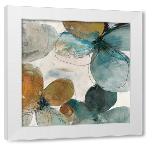 Riverside Forest White Modern Wood Framed Art Print by Pearce, Allison