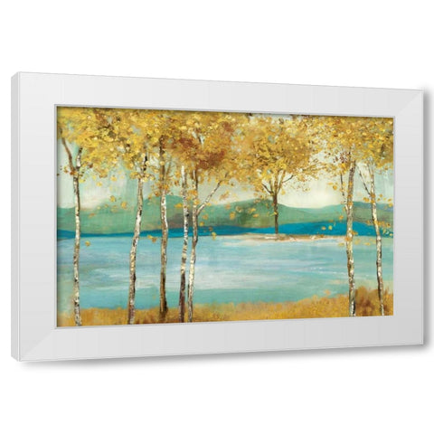 Overlooking III White Modern Wood Framed Art Print by Pearce, Allison