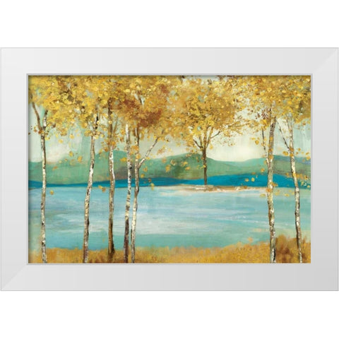 Overlooking III White Modern Wood Framed Art Print by Pearce, Allison
