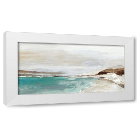 Ocean Oasis White Modern Wood Framed Art Print by Pearce, Allison
