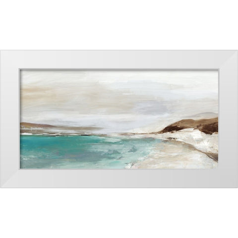 Ocean Oasis White Modern Wood Framed Art Print by Pearce, Allison