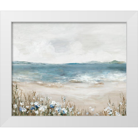 Shoreline Splendor I White Modern Wood Framed Art Print by Pearce, Allison