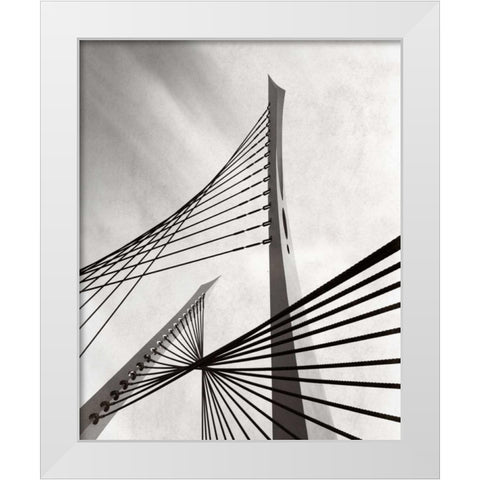 Conv White Modern Wood Framed Art Print by Cotter, Rick