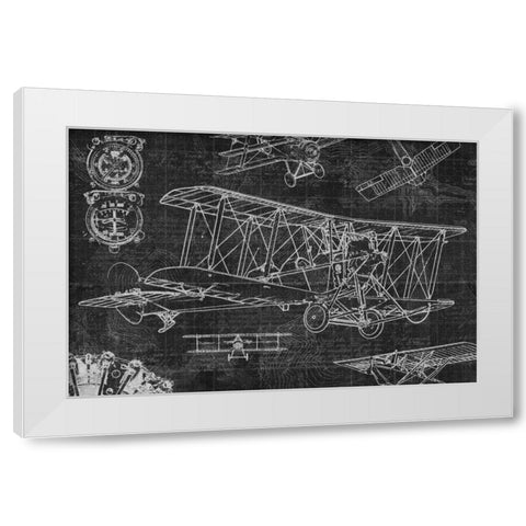 Vintage Aviation II White Modern Wood Framed Art Print by Selkirk, Edward
