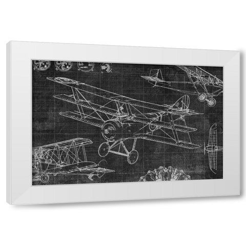Vintage Aviation III White Modern Wood Framed Art Print by Selkirk, Edward