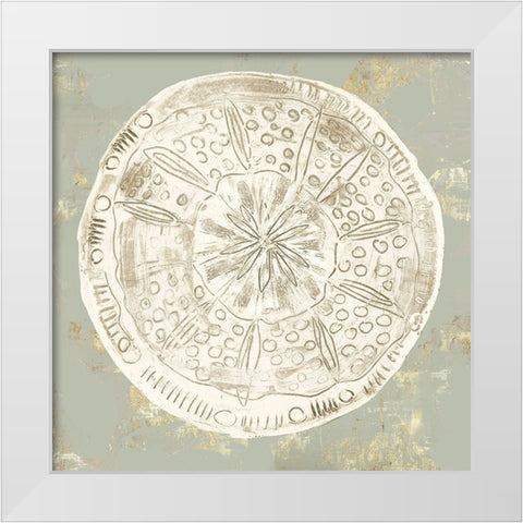 Cone Shells III White Modern Wood Framed Art Print by Wilson, Aimee