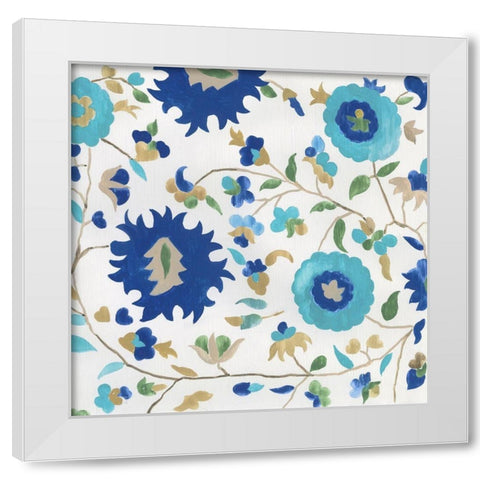 Garden of Delight I White Modern Wood Framed Art Print by Wilson, Aimee