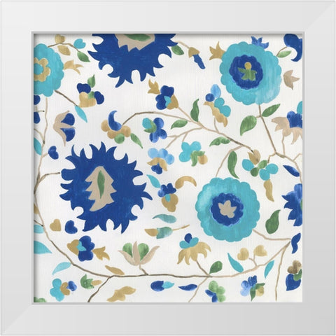 Garden of Delight I White Modern Wood Framed Art Print by Wilson, Aimee