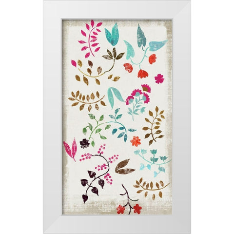 Vermont Garden White Modern Wood Framed Art Print by Wilson, Aimee