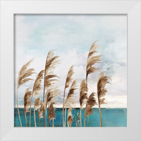 Summer Wind I White Modern Wood Framed Art Print by Wilson, Aimee