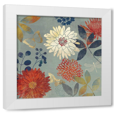 Botanical Garden II White Modern Wood Framed Art Print by Wilson, Aimee