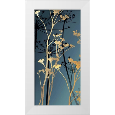 Twilight Botanicals II White Modern Wood Framed Art Print by Wilson, Aimee