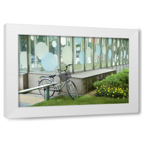 Japan Bicycle - 3 White Modern Wood Framed Art Print by Blaustein, Alan