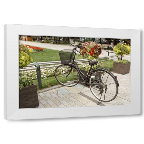 Japan Bicycle - 6 White Modern Wood Framed Art Print by Blaustein, Alan