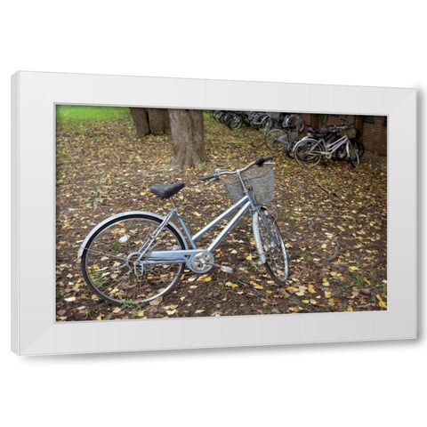 Japan Bicycle - 10 White Modern Wood Framed Art Print by Blaustein, Alan