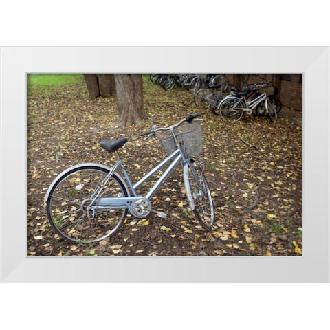 Japan Bicycle - 10 White Modern Wood Framed Art Print by Blaustein, Alan
