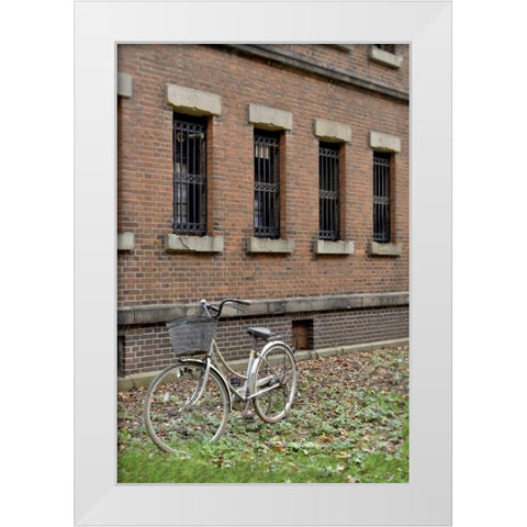 Japan Bicycle - 15 White Modern Wood Framed Art Print by Blaustein, Alan