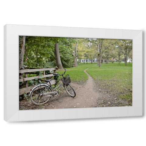 Japan Bicycle - 23 White Modern Wood Framed Art Print by Blaustein, Alan