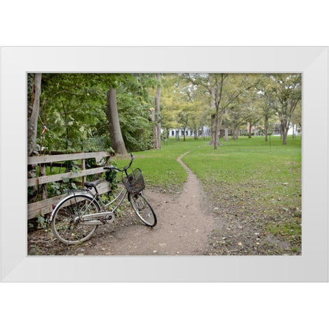 Japan Bicycle - 23 White Modern Wood Framed Art Print by Blaustein, Alan