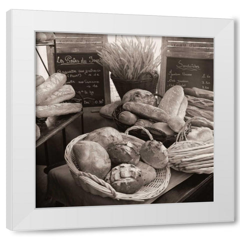 Les Pains No. 2 White Modern Wood Framed Art Print by Blaustein, Alan