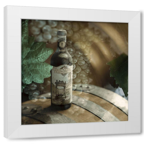 Montepulciano Vineyard #2 White Modern Wood Framed Art Print by Blaustein, Alan