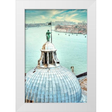 Duomo San Giorgio Maggiore #1 White Modern Wood Framed Art Print by Blaustein, Alan