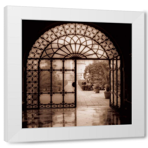 Venezia Italia White Modern Wood Framed Art Print by Blaustein, Alan