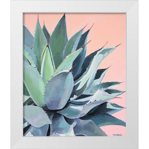 Glory White Modern Wood Framed Art Print by Clumeck, Alana