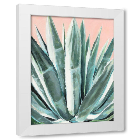 Laughter White Modern Wood Framed Art Print by Clumeck, Alana