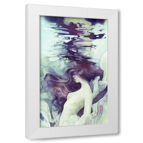 Drift White Modern Wood Framed Art Print by Dittman, Anna