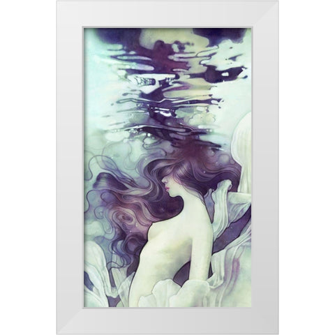 Drift White Modern Wood Framed Art Print by Dittman, Anna