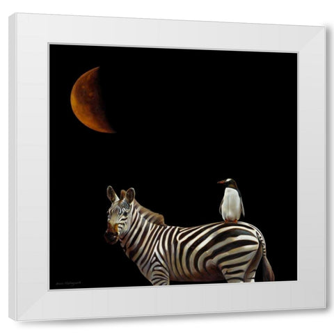Pilgrimage White Modern Wood Framed Art Print by Hollingsworth, Karen