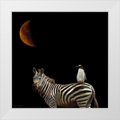 Pilgrimage White Modern Wood Framed Art Print by Hollingsworth, Karen