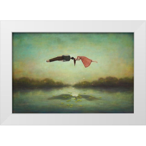 Dreamers Meeting Place White Modern Wood Framed Art Print by Huynh, Duy