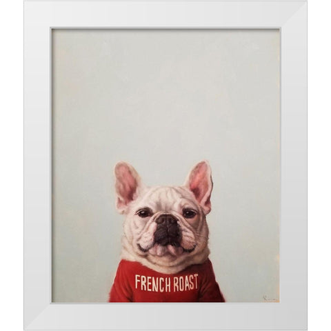 French Roast White Modern Wood Framed Art Print by Heffernan, Lucia