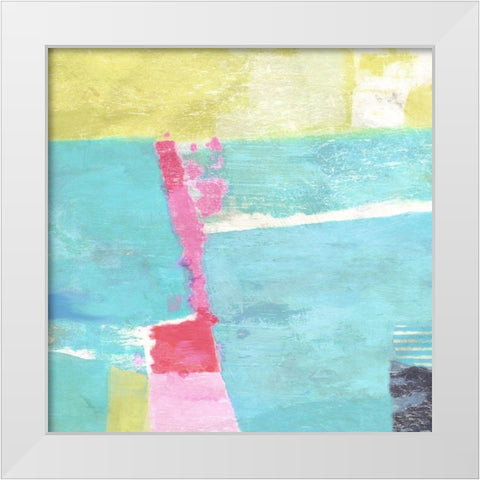 Beach Ball No. 2 White Modern Wood Framed Art Print by Nicoll, Suzanne
