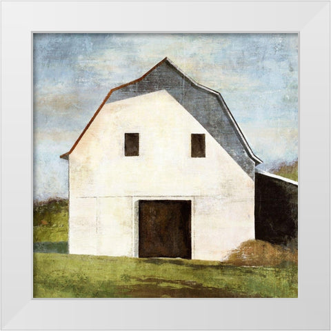 Hay Barn White Modern Wood Framed Art Print by Nicoll, Suzanne