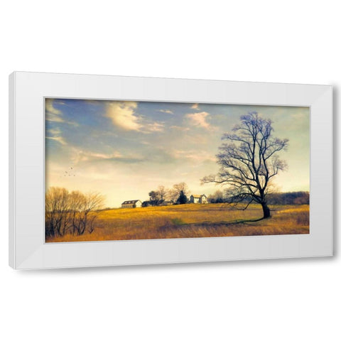 When I Come Back White Modern Wood Framed Art Print by Rivera, John