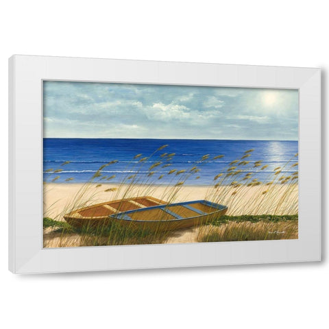 All You Need White Modern Wood Framed Art Print by Romanello, Diane