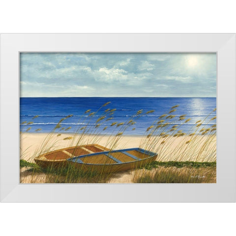 All You Need White Modern Wood Framed Art Print by Romanello, Diane